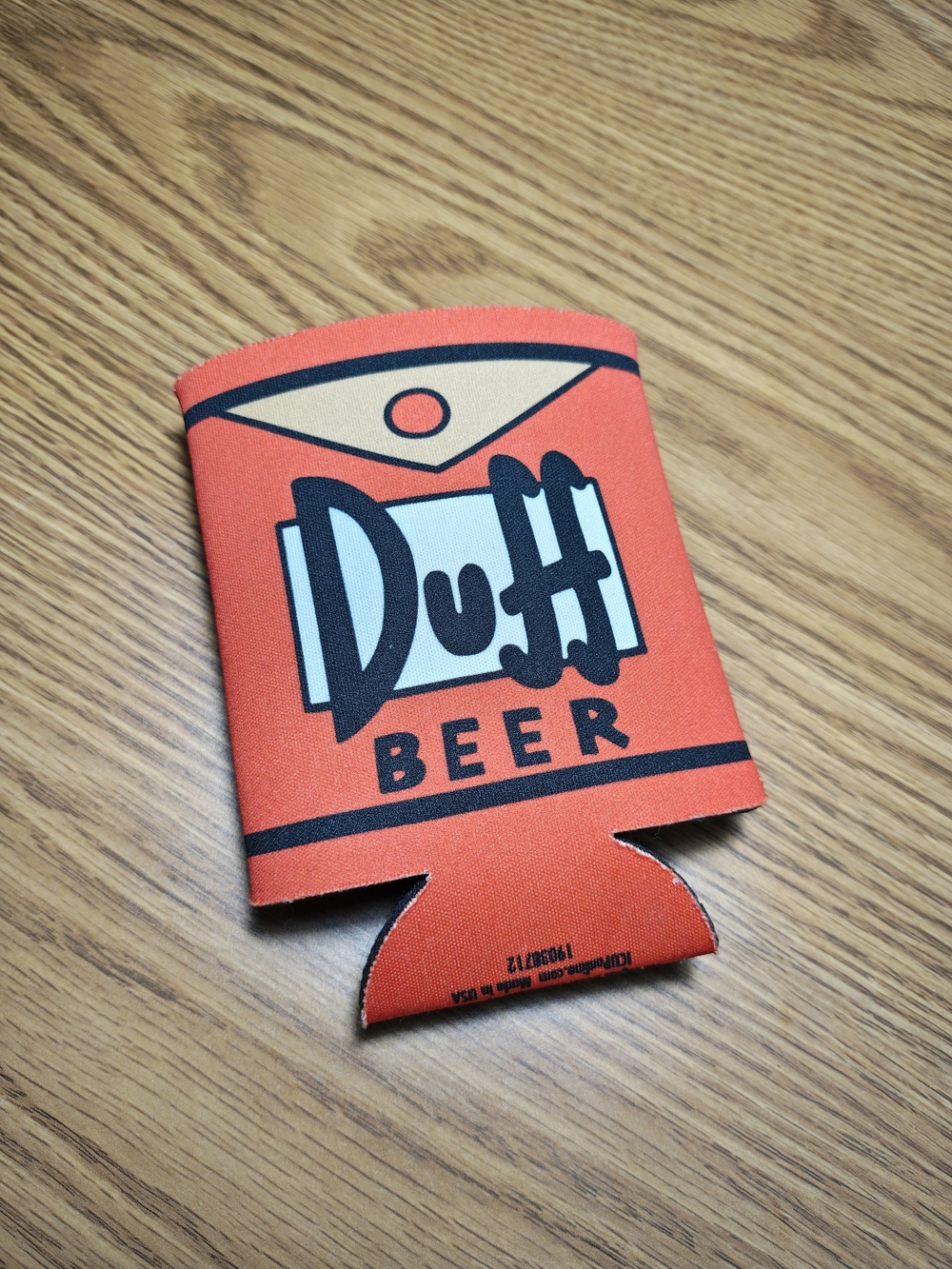 Duff Beer Can Coozie - Orange